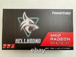 PowerColor Hellhound AMD Radeon RX 6700 XT 12 GB GDDR6 Pcie 4.0 RDNA2 Sealed