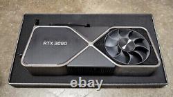 Used 1 Not Working Fan NVIDIA GeForce RTX 3090 FE 24GB GDDR6 Card With Box
