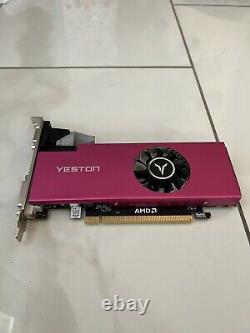YESTON AMD Radeon RX550 4GB GDDR5 LP PCI-E Graphics Video Card VGA DVI HDMI