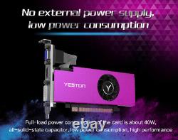 Yeston Radeon RX550 4GB GDDR5 PCI Express 3.0 DirectX12 Single Slot graphic card