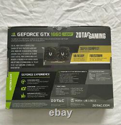 ZOTAC Gaming Geforce GTX 1660 Super 6GB GDDR6 192-Bit Gaming Graphics Card